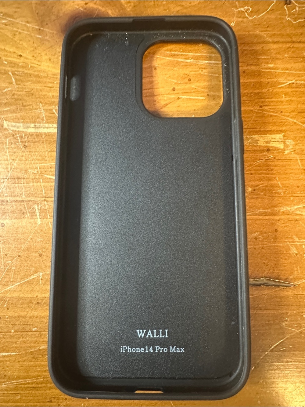 Walli Case Light Gray With Black Leather Strap iPhone 14 Pro Max - Picture 3 of 6